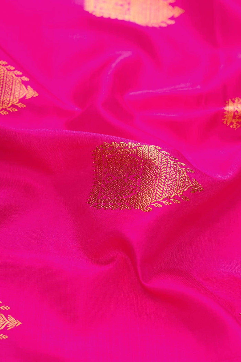 Pink Dual Tone Kanchipuram Silk Saree