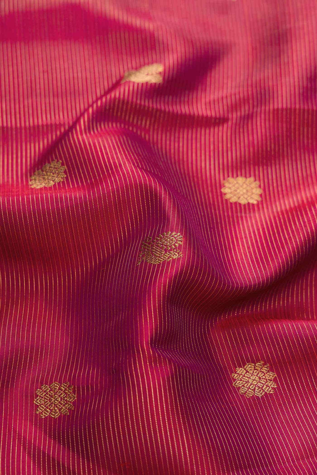 Maroon Dual Tone Kanchipuram Silk Saree
