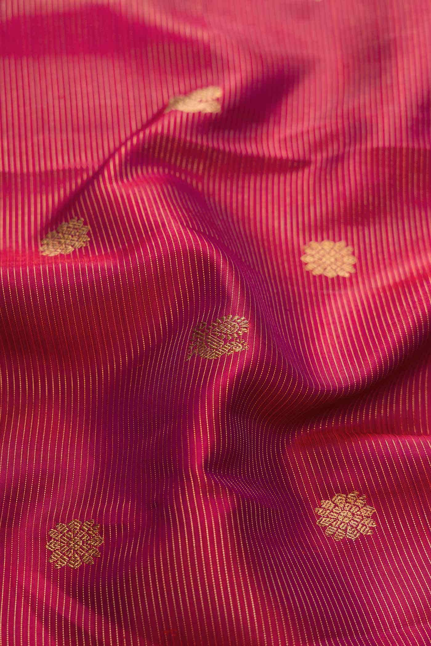 Maroon Dual Tone Kanchipuram Silk Saree