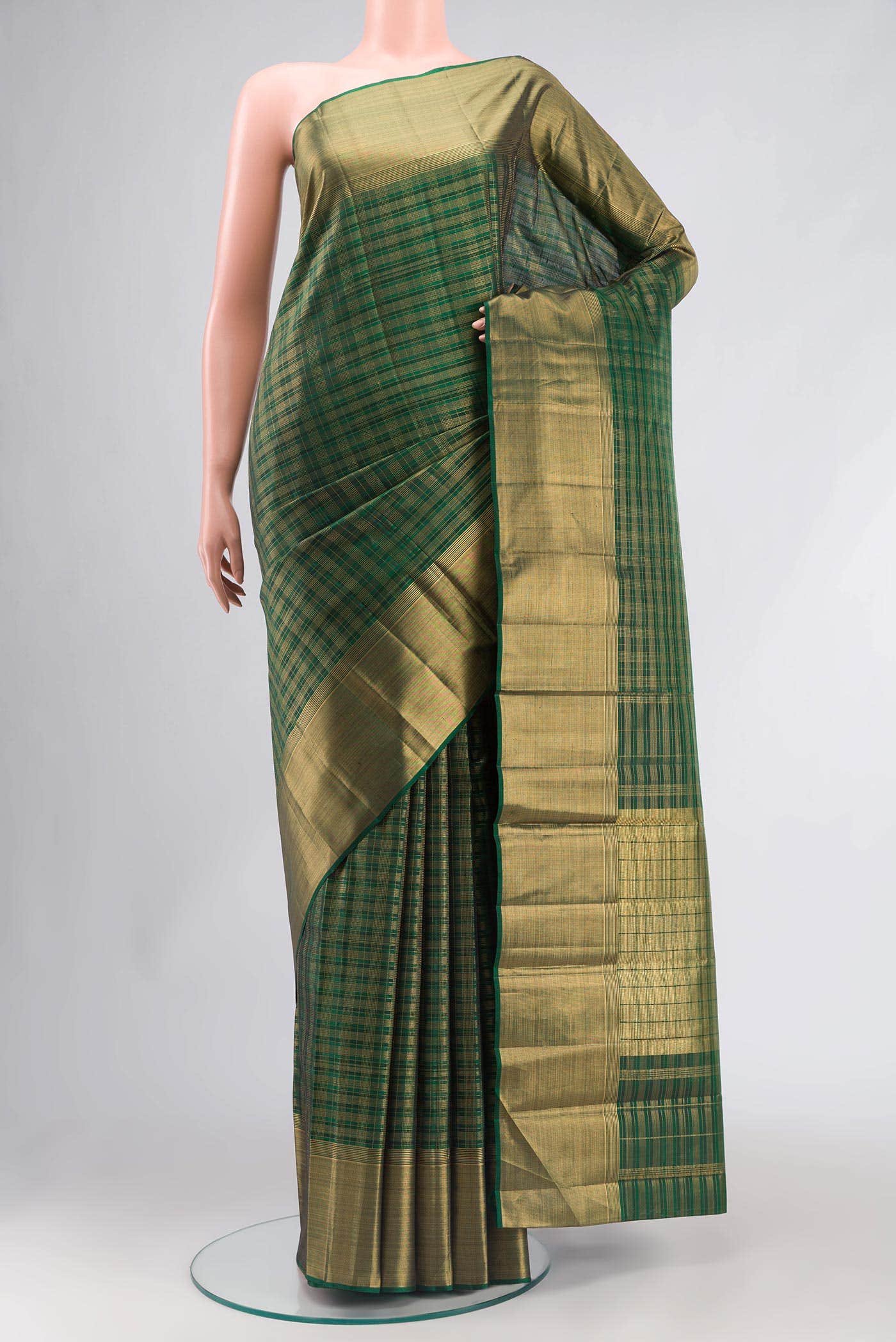 Green Kanchipuram Silk Saree