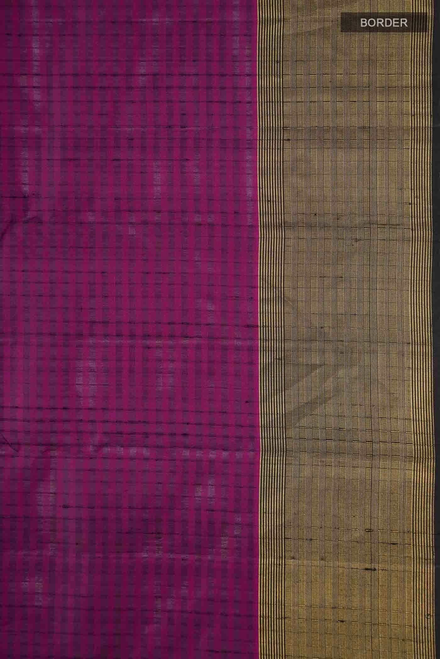 Purple Kanchipuram Silk Saree