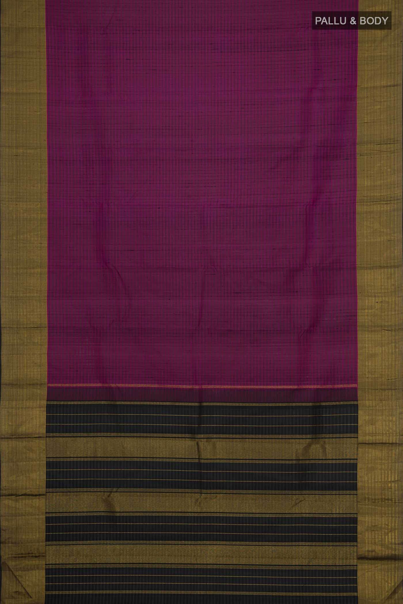 Purple Kanchipuram Silk Saree