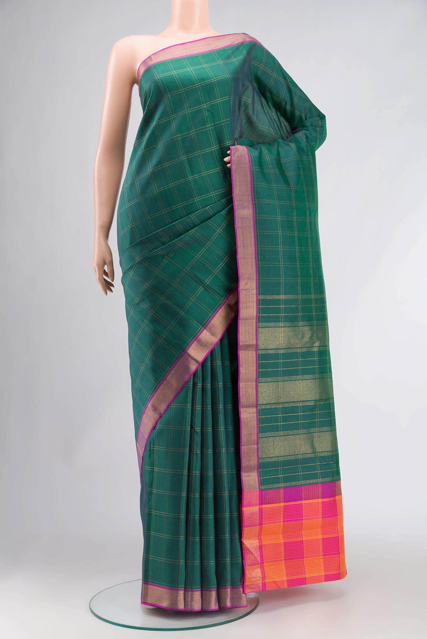 Green Kanchipuram Silk Saree