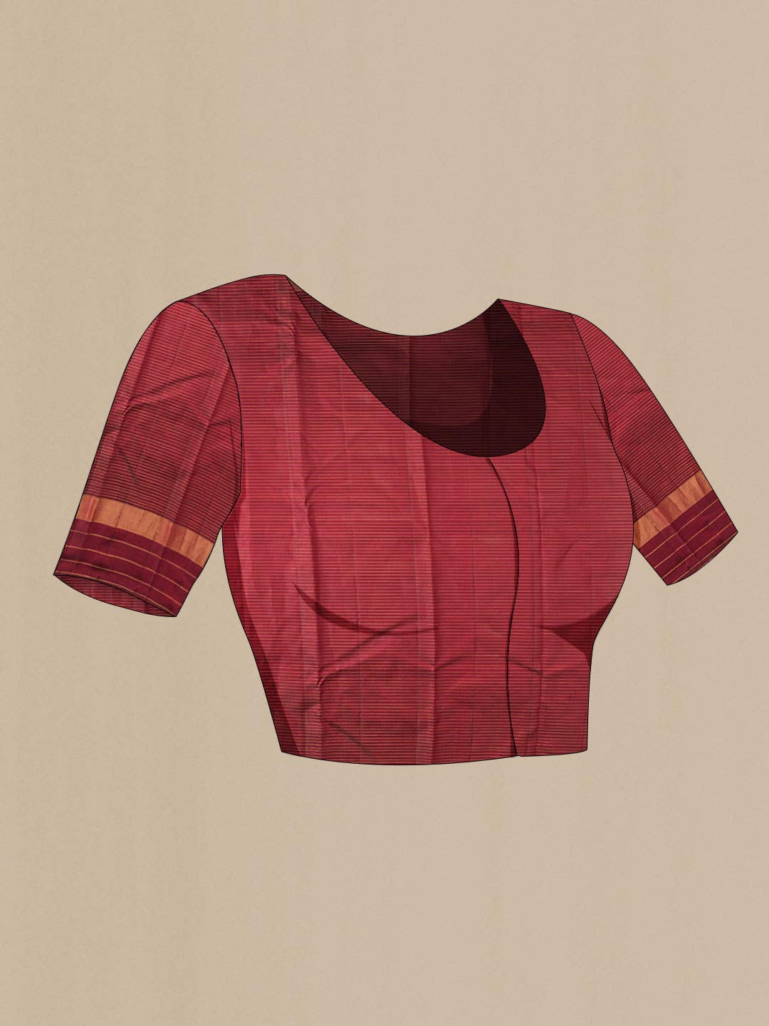 Red Kanchipuram Silk Saree