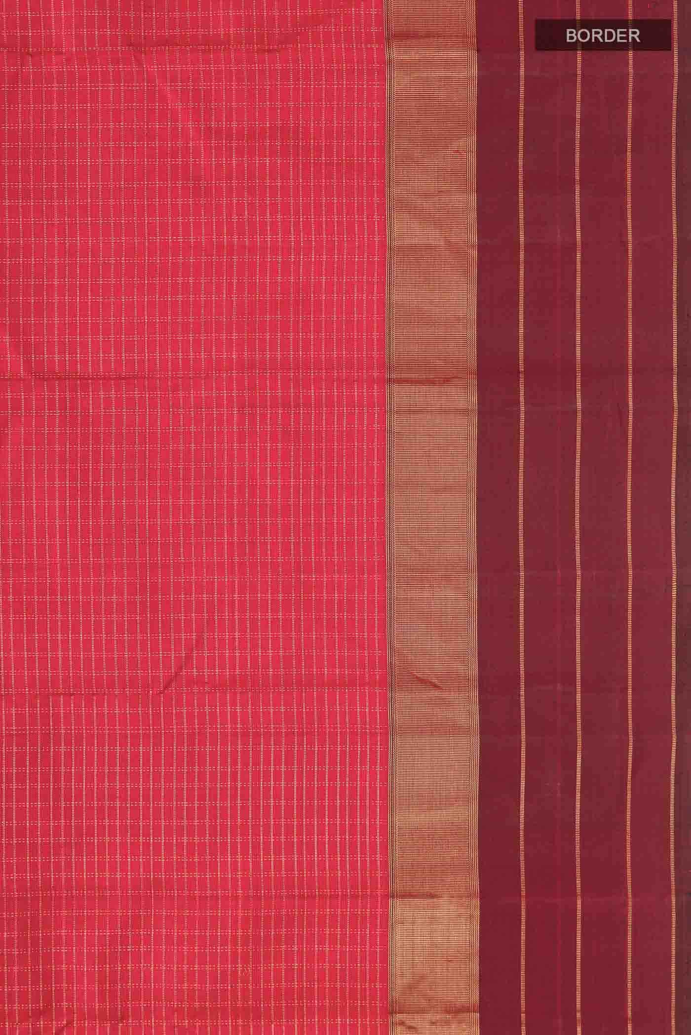 Red Kanchipuram Silk Saree