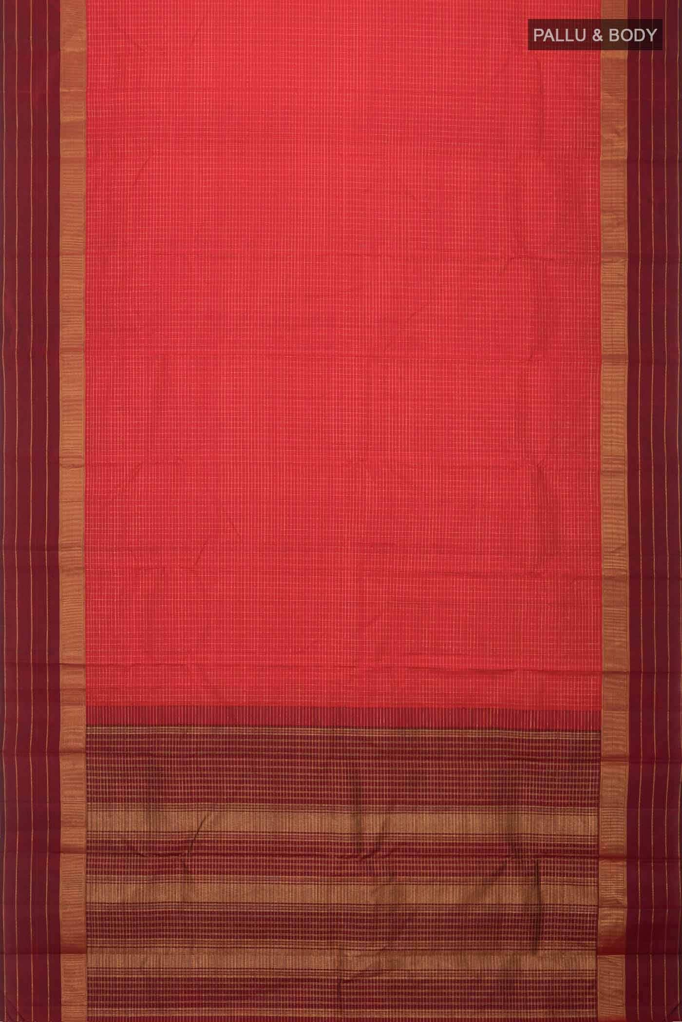 Red Kanchipuram Silk Saree
