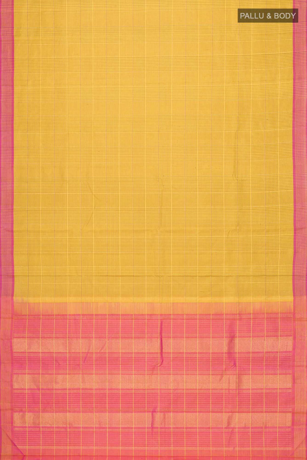 Mustard Kanchipuram Silk Saree