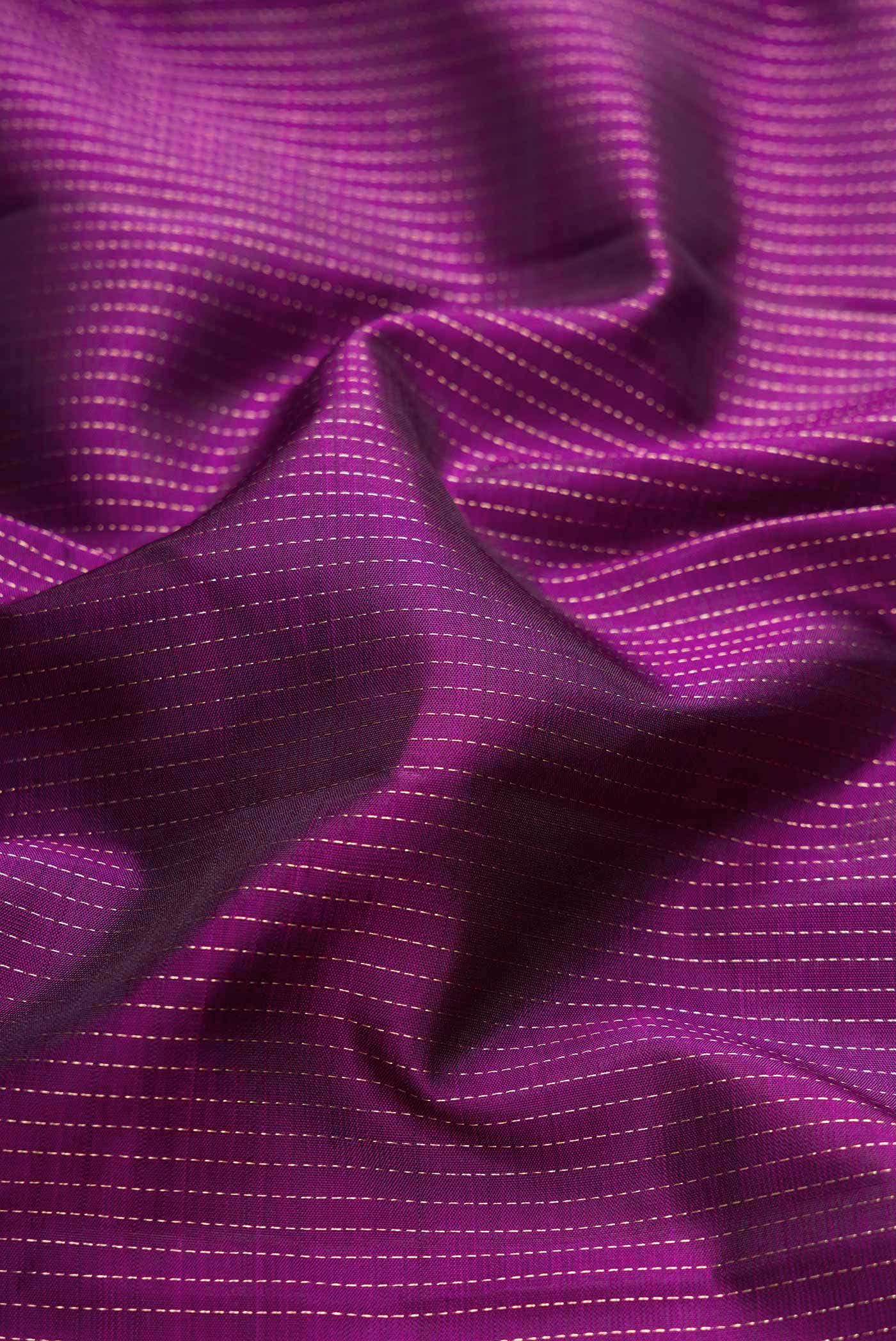 Burgundy Dual Tone Kanchipuram Silk Saree