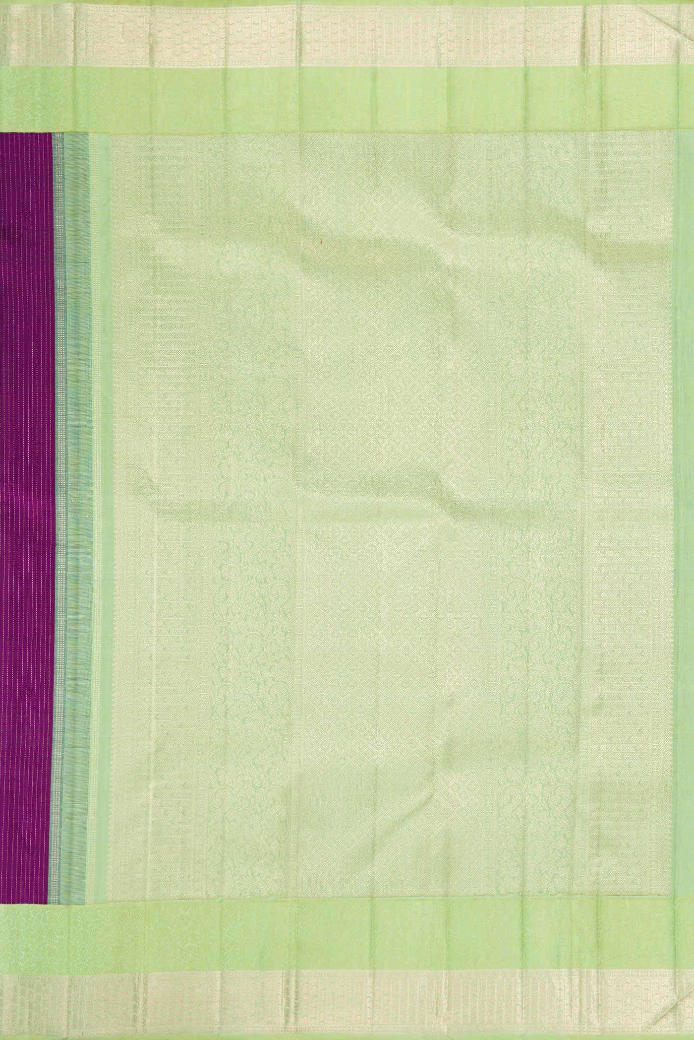 Burgundy Dual Tone Kanchipuram Silk Saree