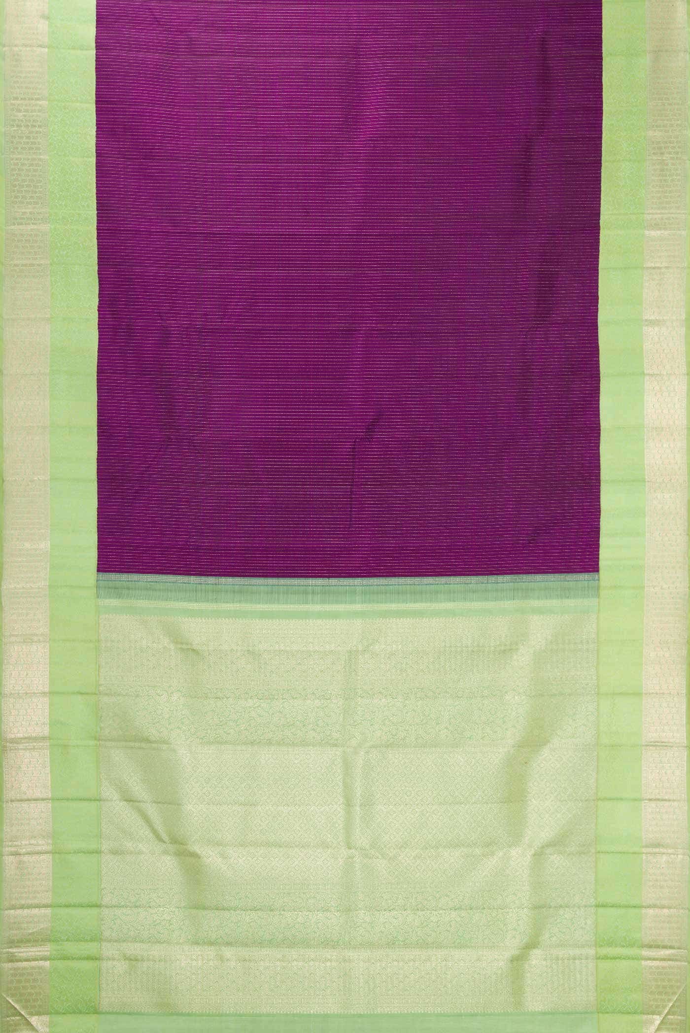 Burgundy Dual Tone Kanchipuram Silk Saree
