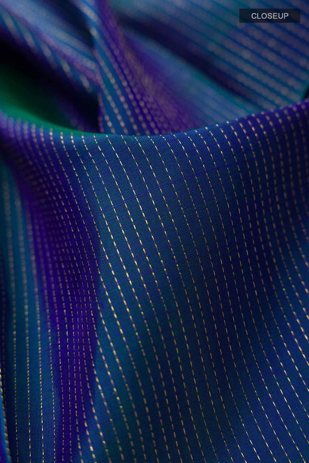 Blue Kanchipuram Silk Saree