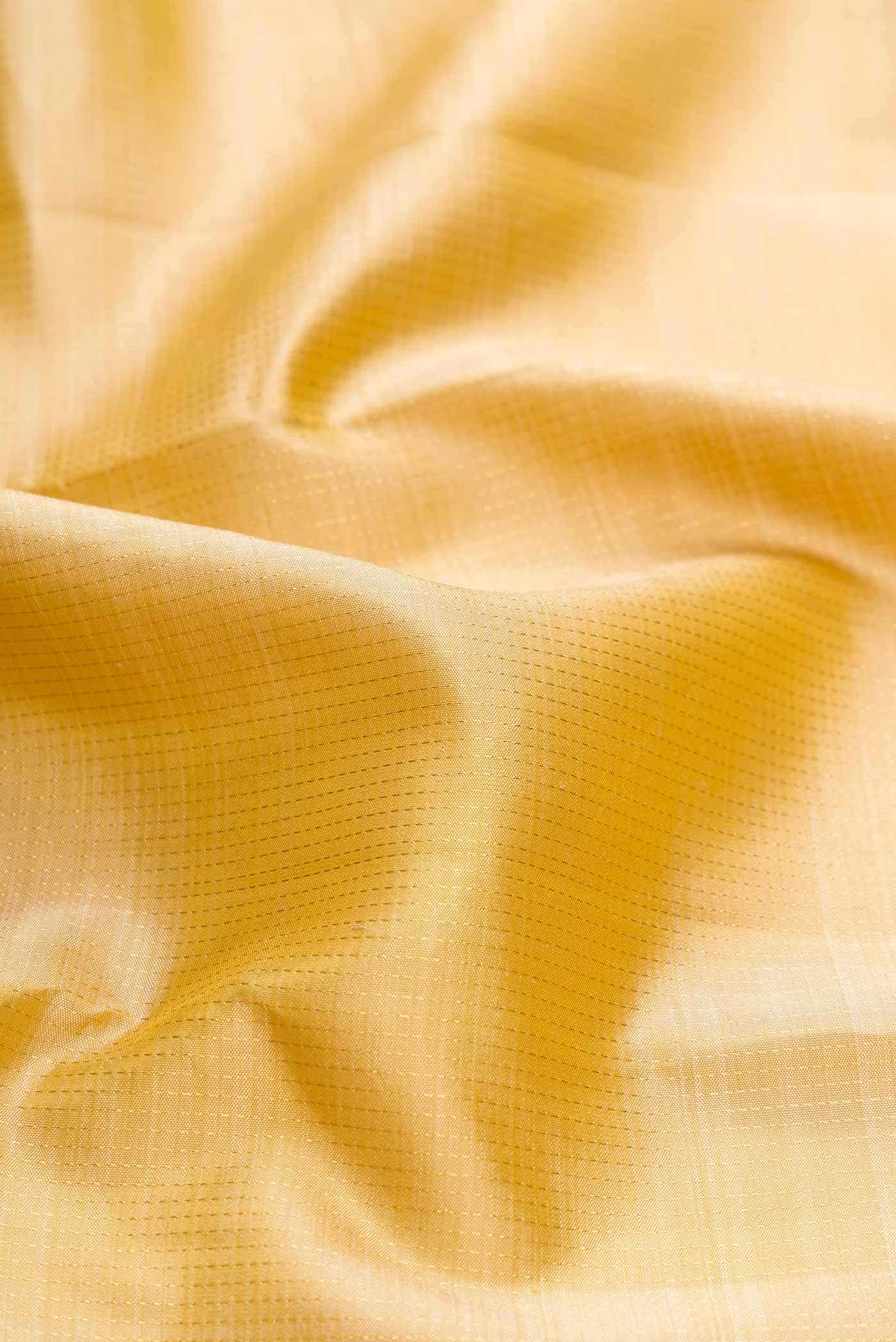 Beige Dual Tone Kanchipuram Silk Saree