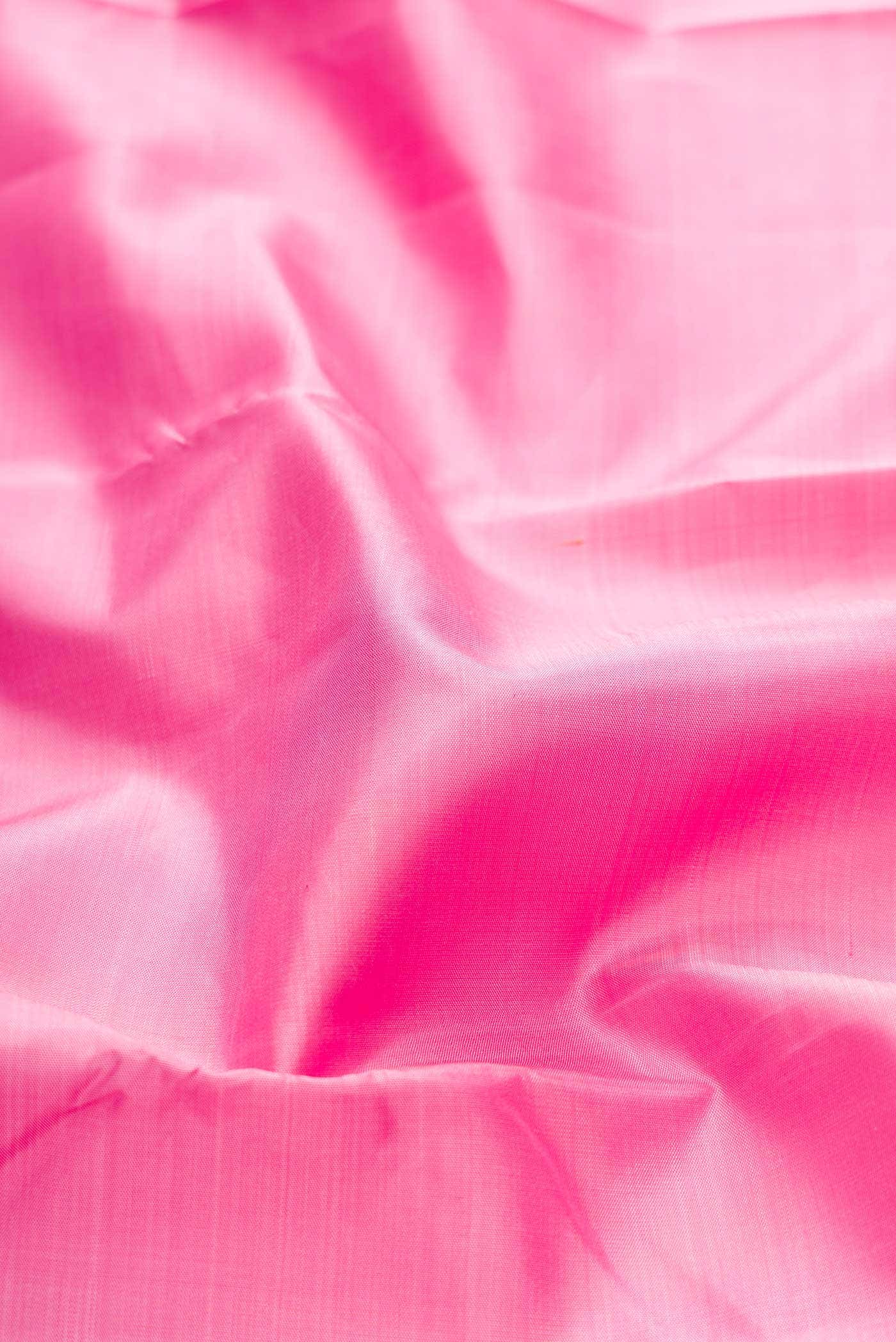 Pink Dual Tone Kanchipuram Silk Saree