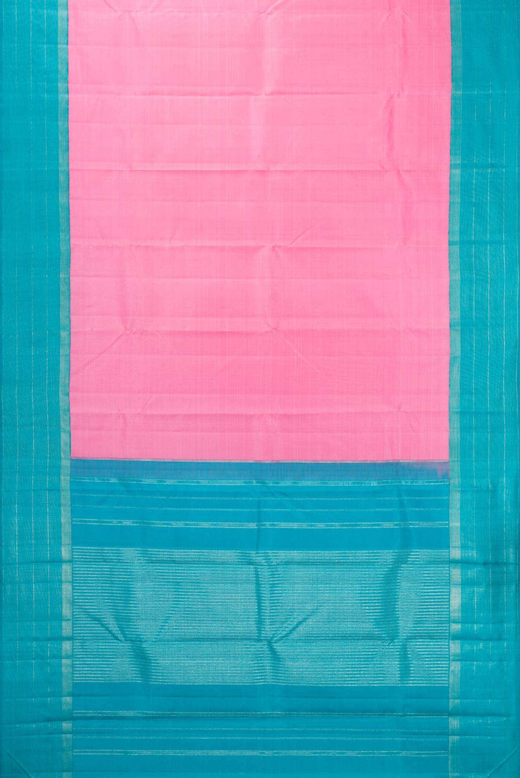 Pink Dual Tone Kanchipuram Silk Saree