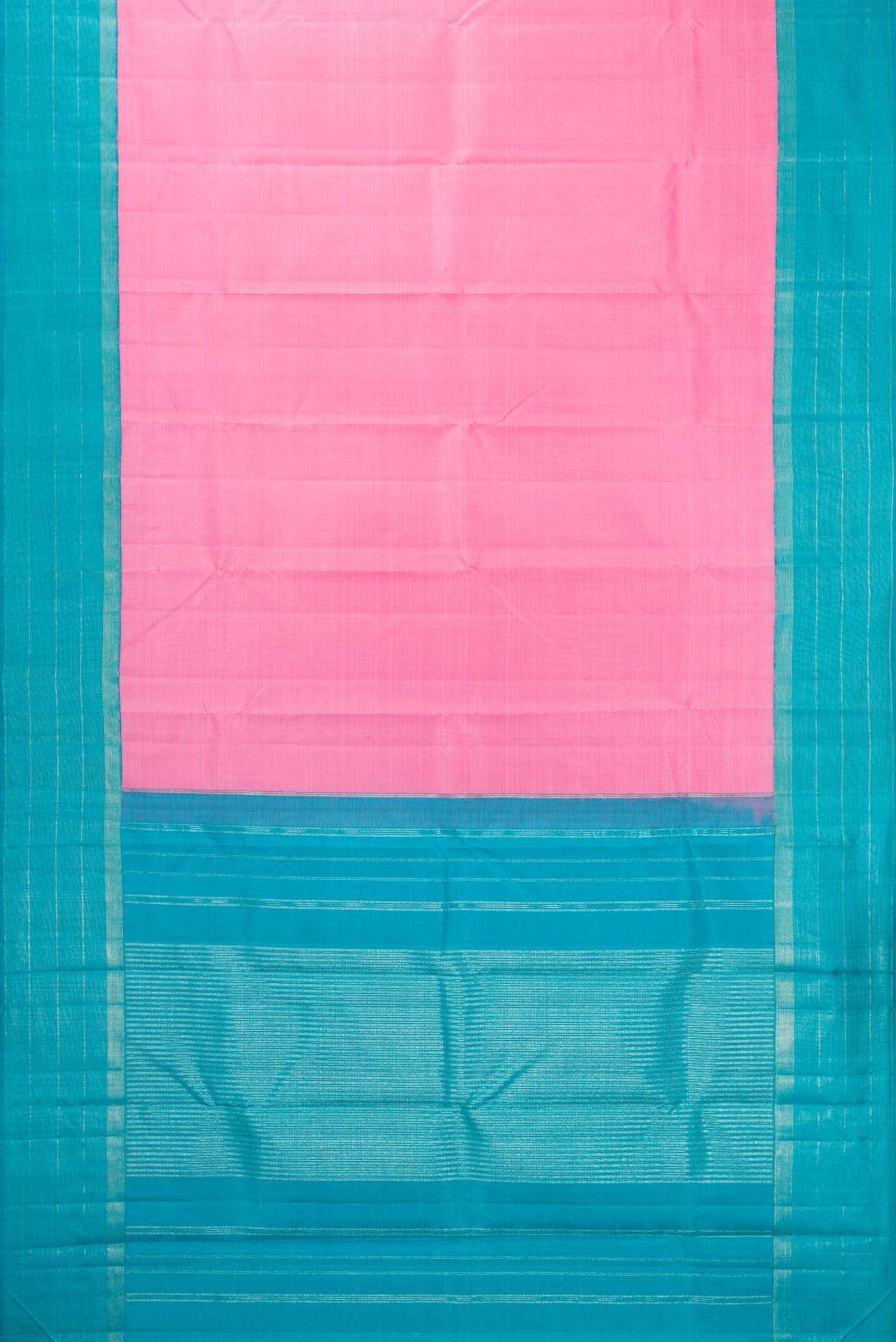 Pink Dual Tone Kanjivaram Silk Saree