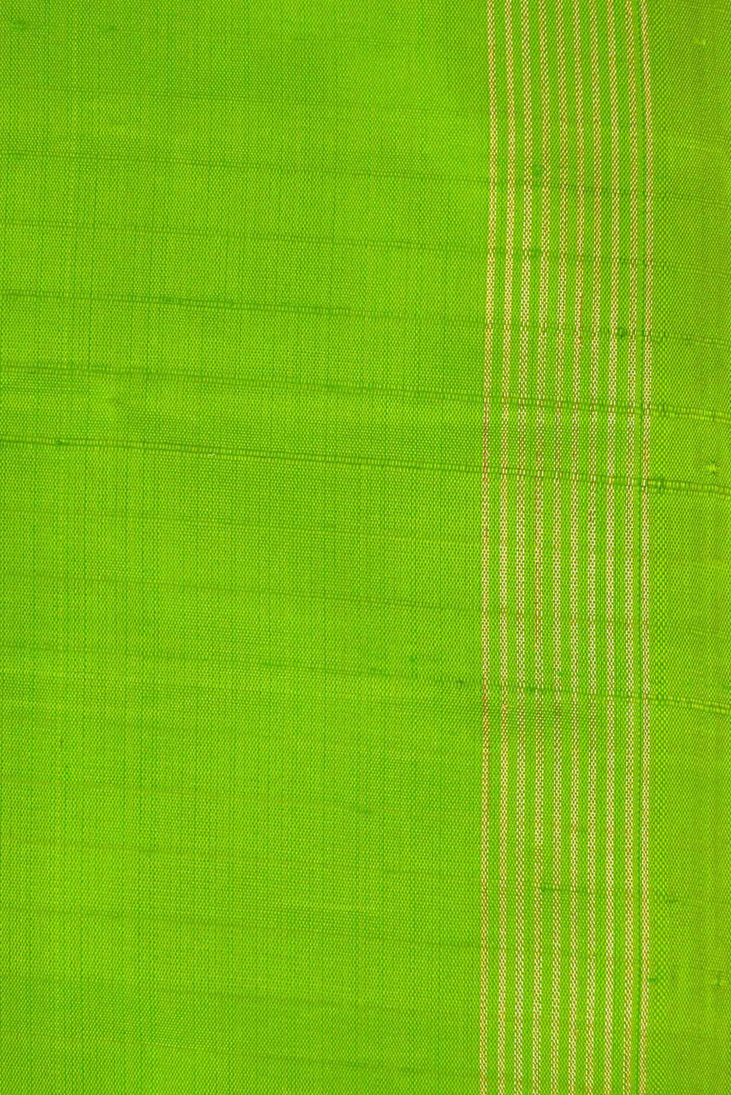 Green Dual Tone Kanchipuram Silk Saree