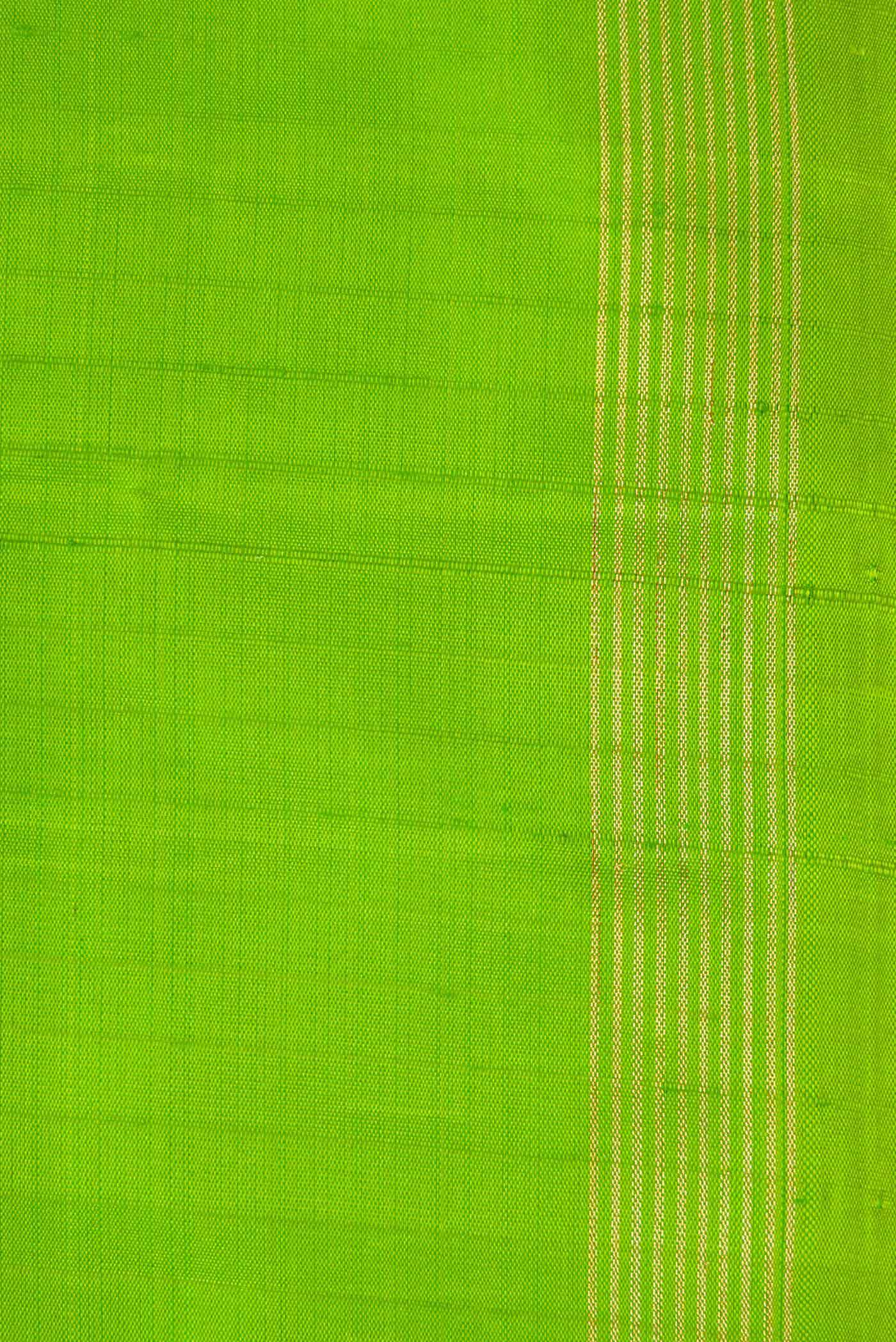 Green Dual Tone Kanchipuram Silk Saree