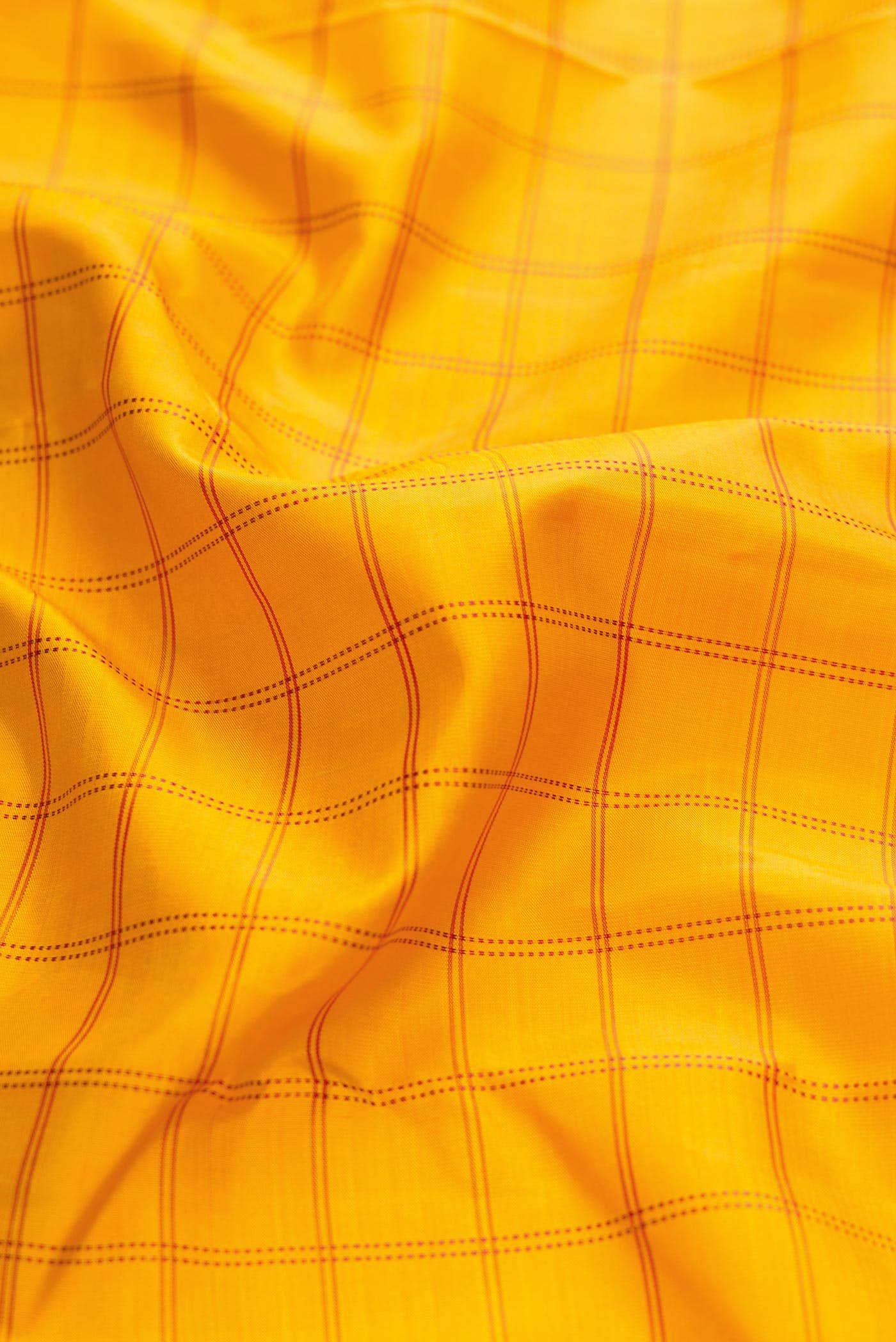 Yellow Dual Tone Kanchipuram Silk Saree