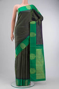 Navy Blue Kanjivaram Silk Saree