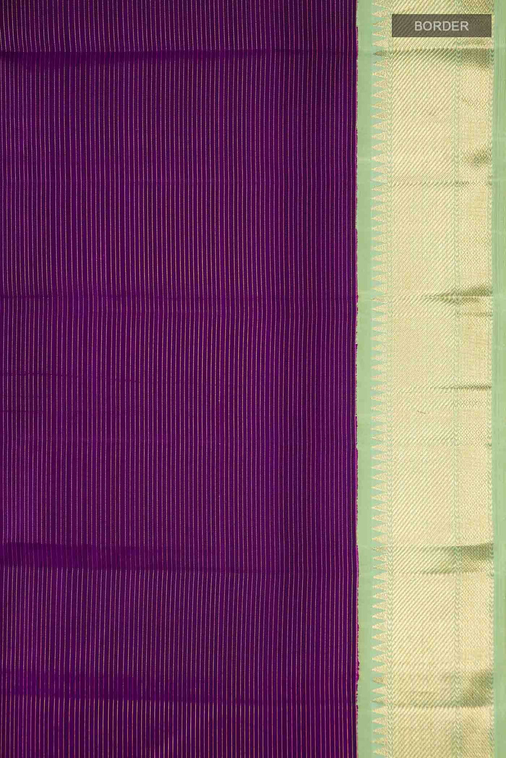 Purple Kanchipuram Silk Saree