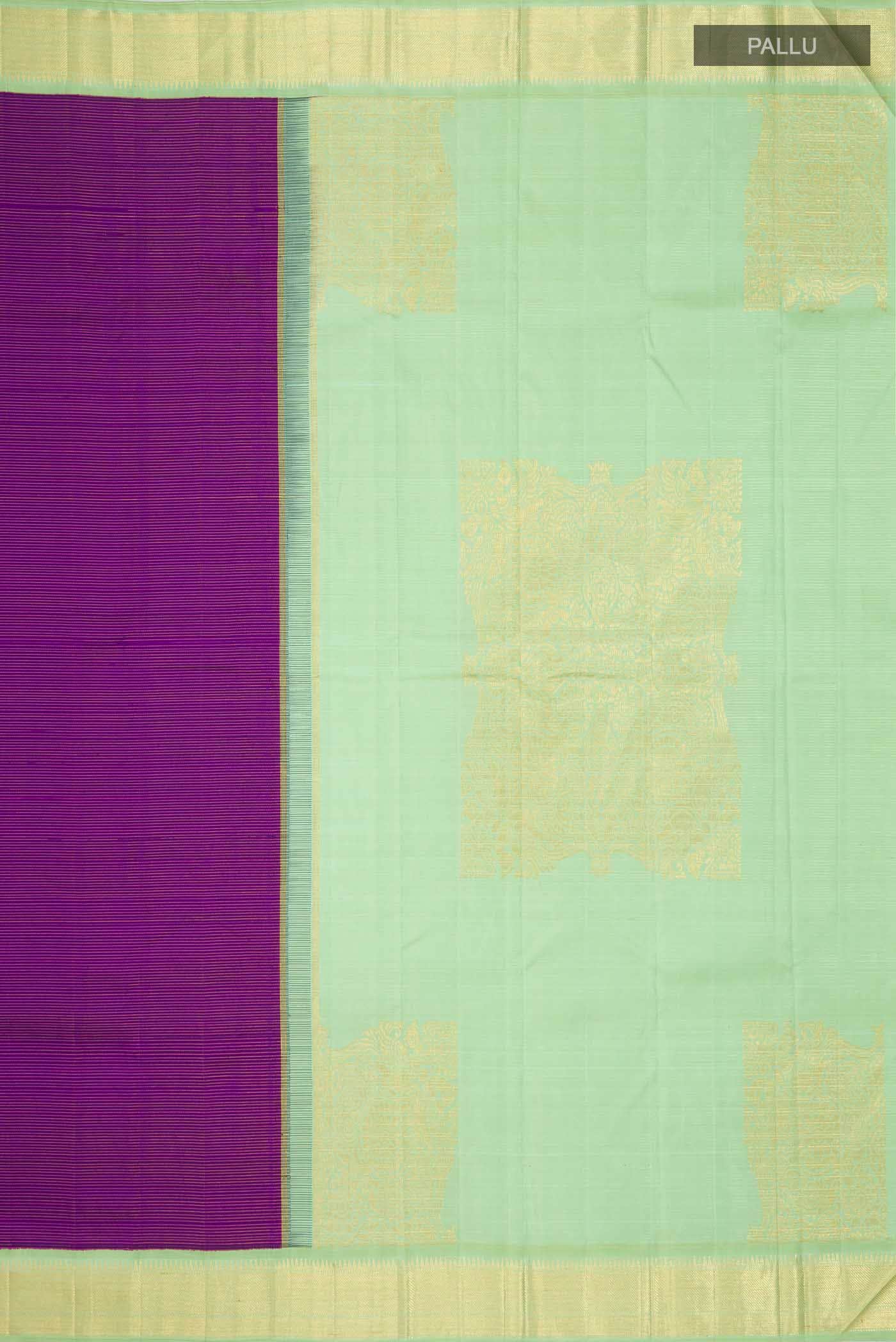 Purple Kanchipuram Silk Saree