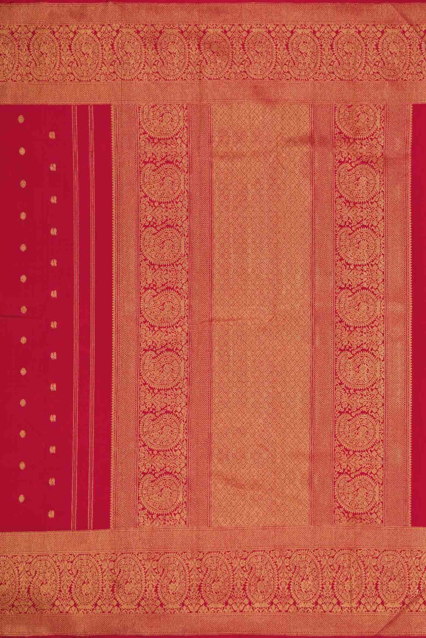 Maroon Dual Tone Kanchipuram Silk Saree