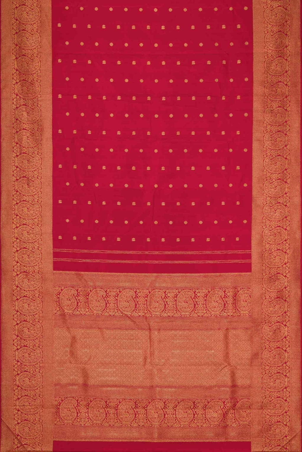 Maroon Dual Tone Kanchipuram Silk Saree