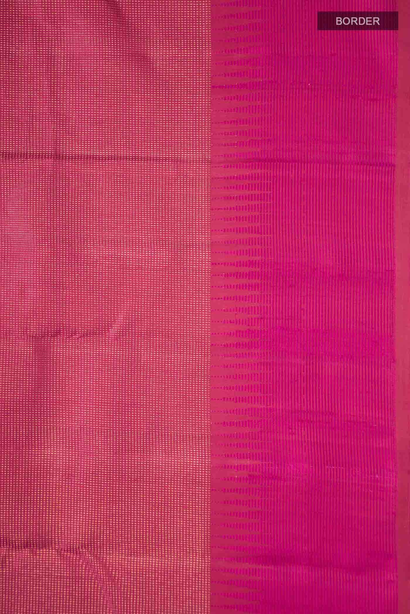 Pink Kanchipuram Silk Saree