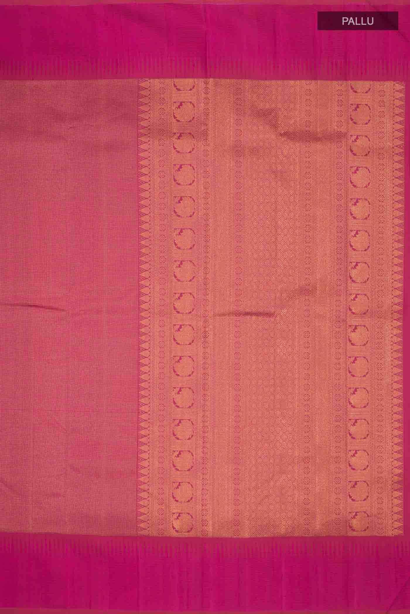 Pink Kanchipuram Silk Saree