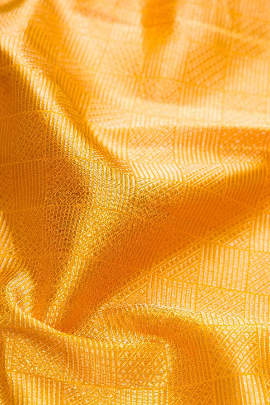 Mustard Dual Tone Kanchipuram Silk Saree