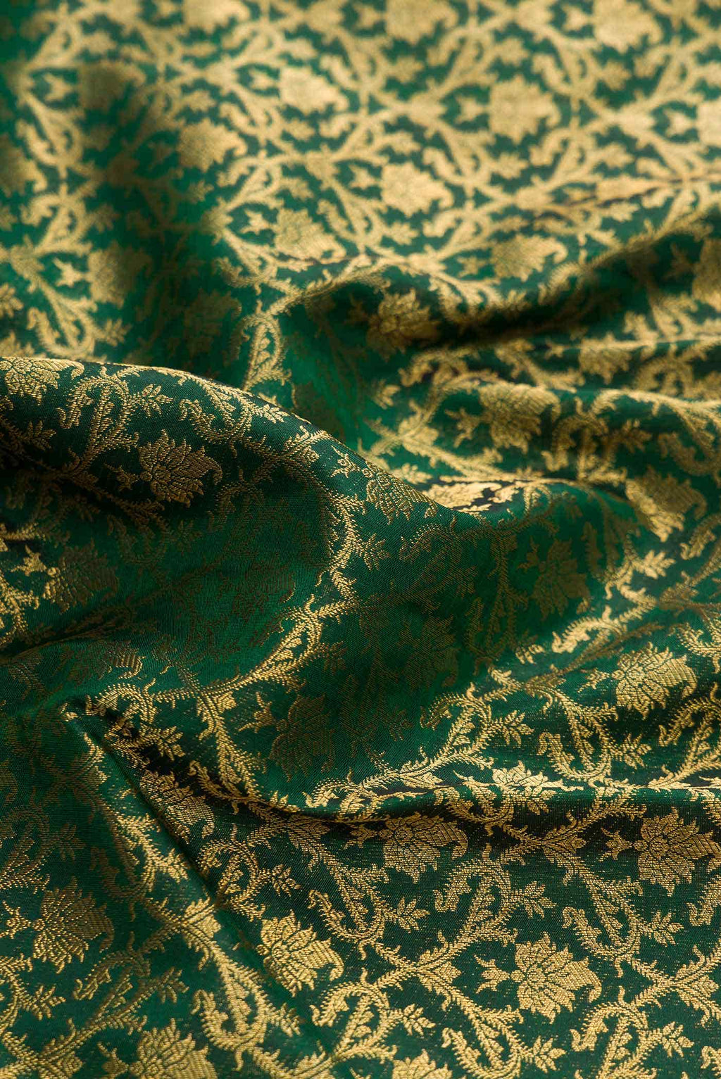 Green Dual Tone Kanchipuram Silk Saree