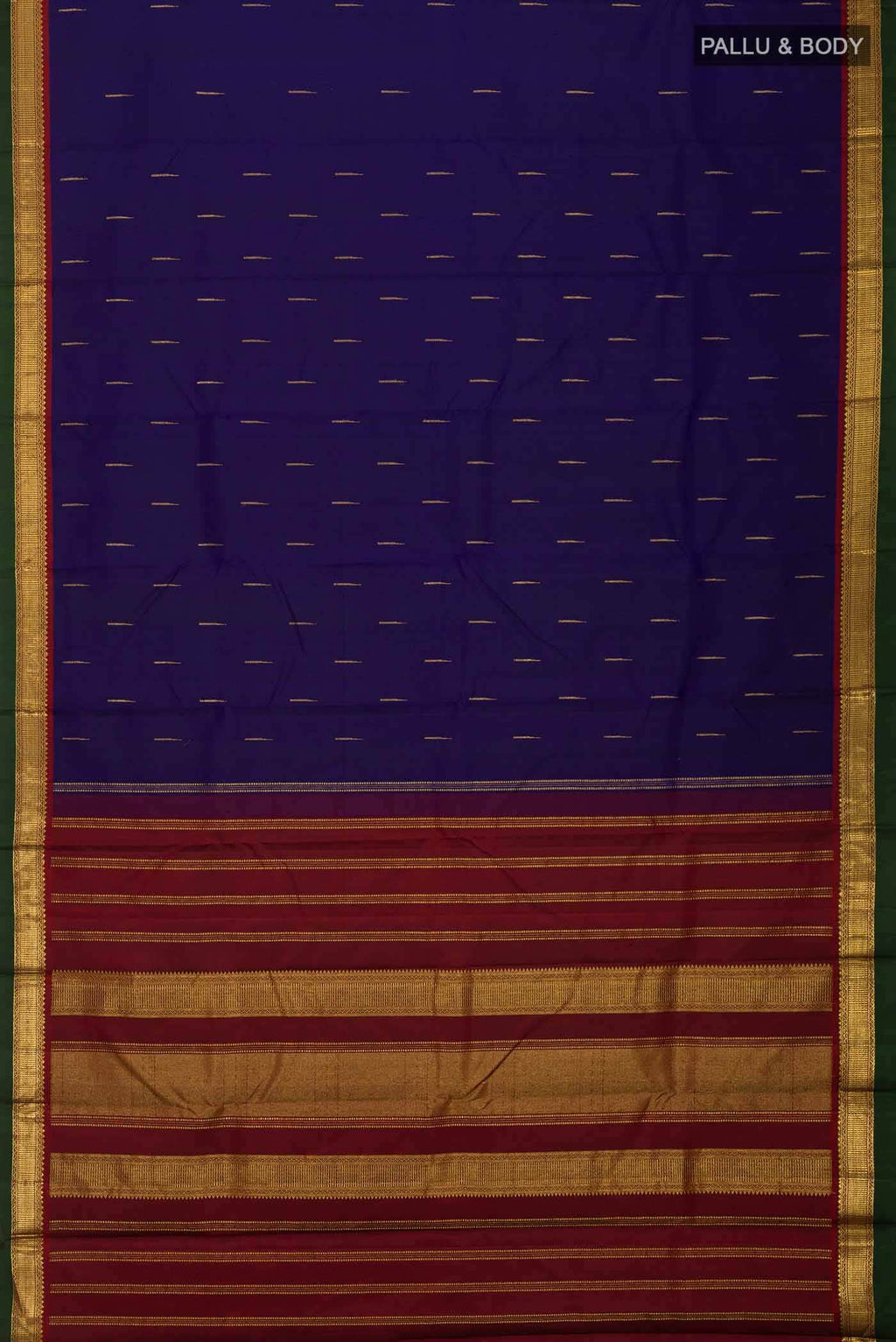 Blue Kanchipuram Silk Saree