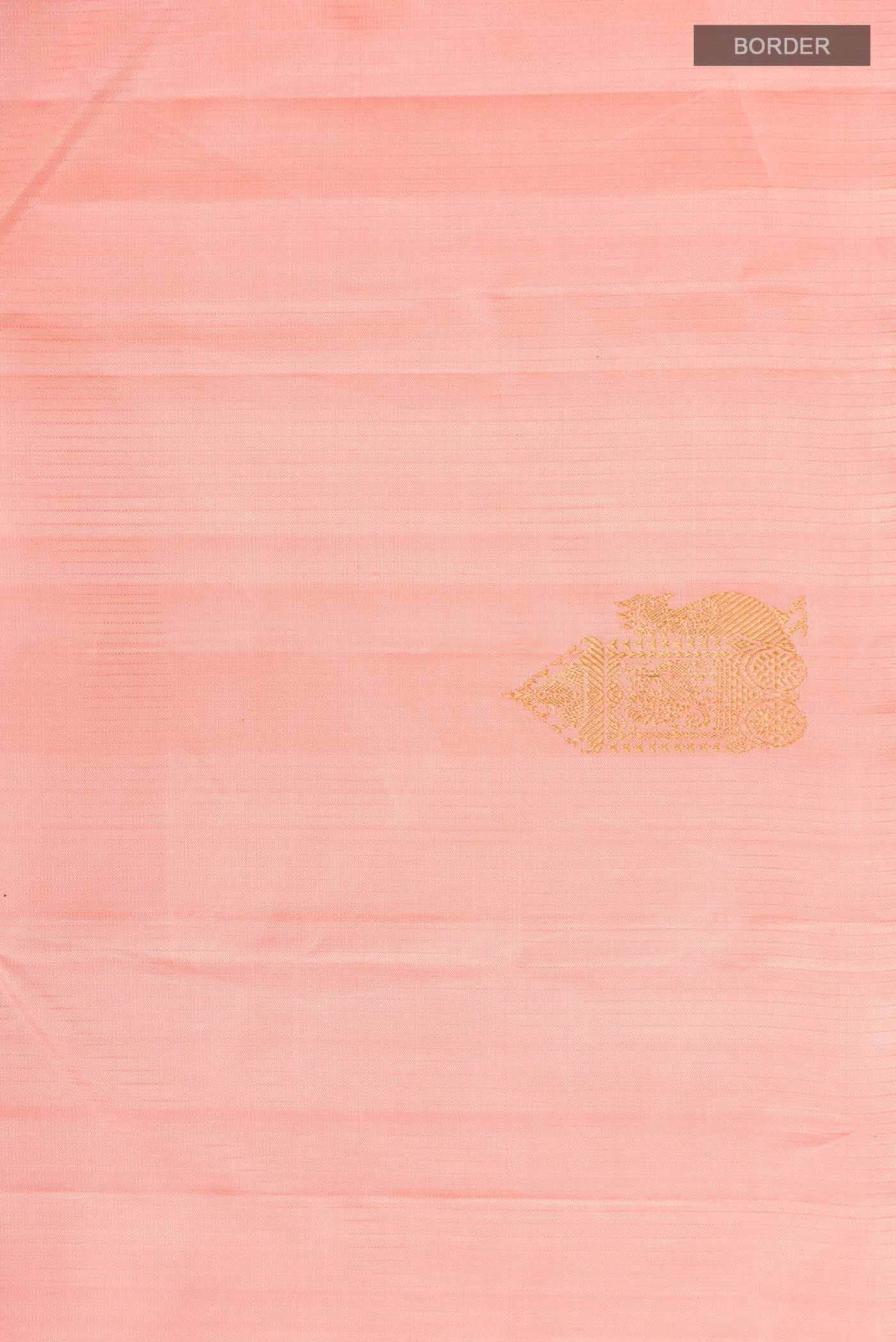 Pink Kanchipuram Silk Saree