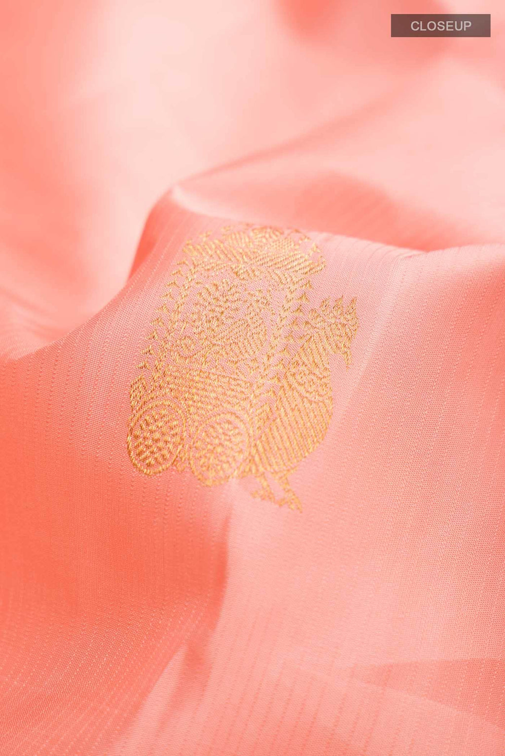 Pink Kanchipuram Silk Saree