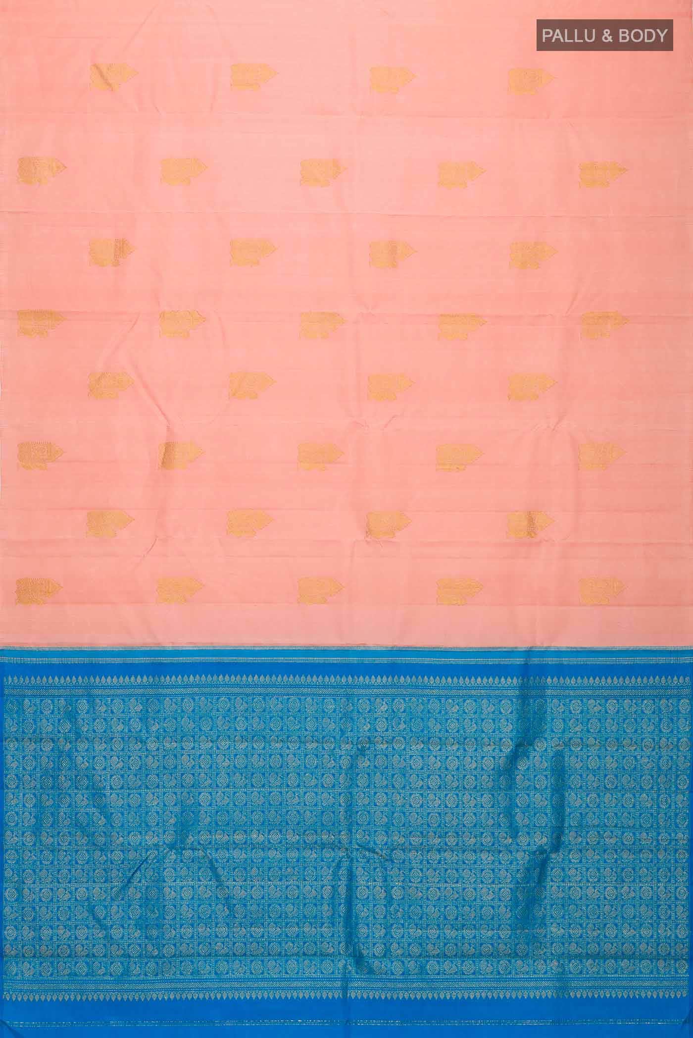 Pink Kanchipuram Silk Saree