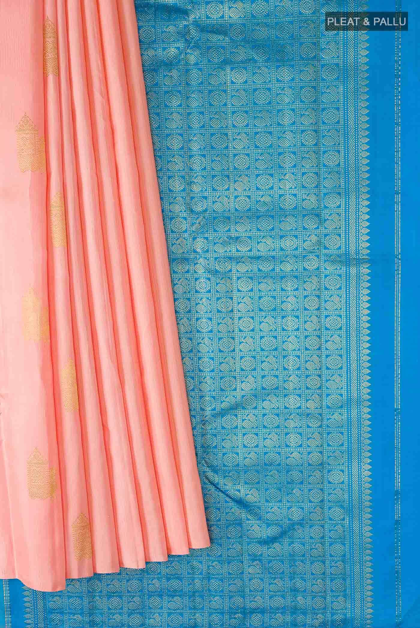 Pink Kanchipuram Silk Saree