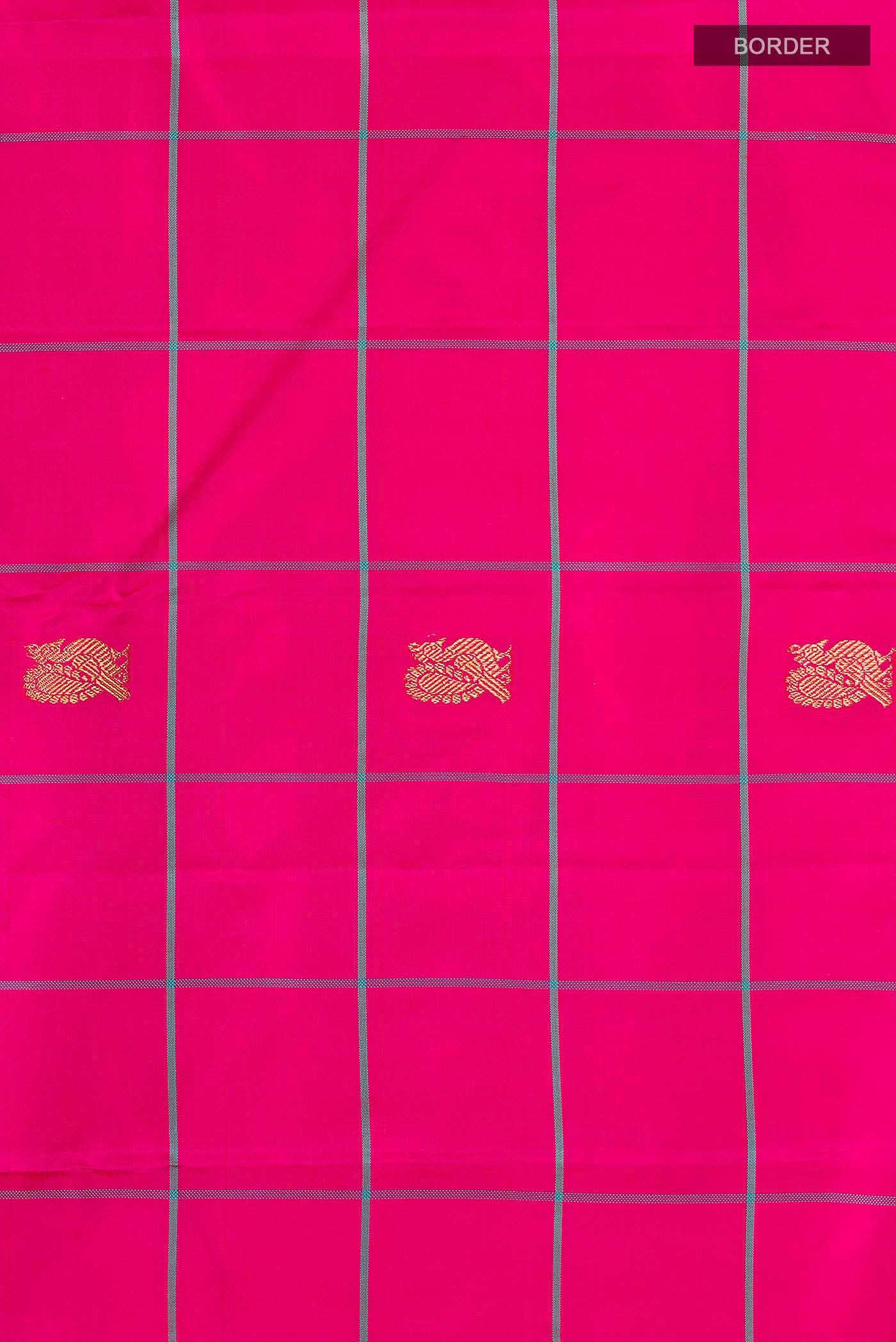 Pink Kanchipuram Silk Saree
