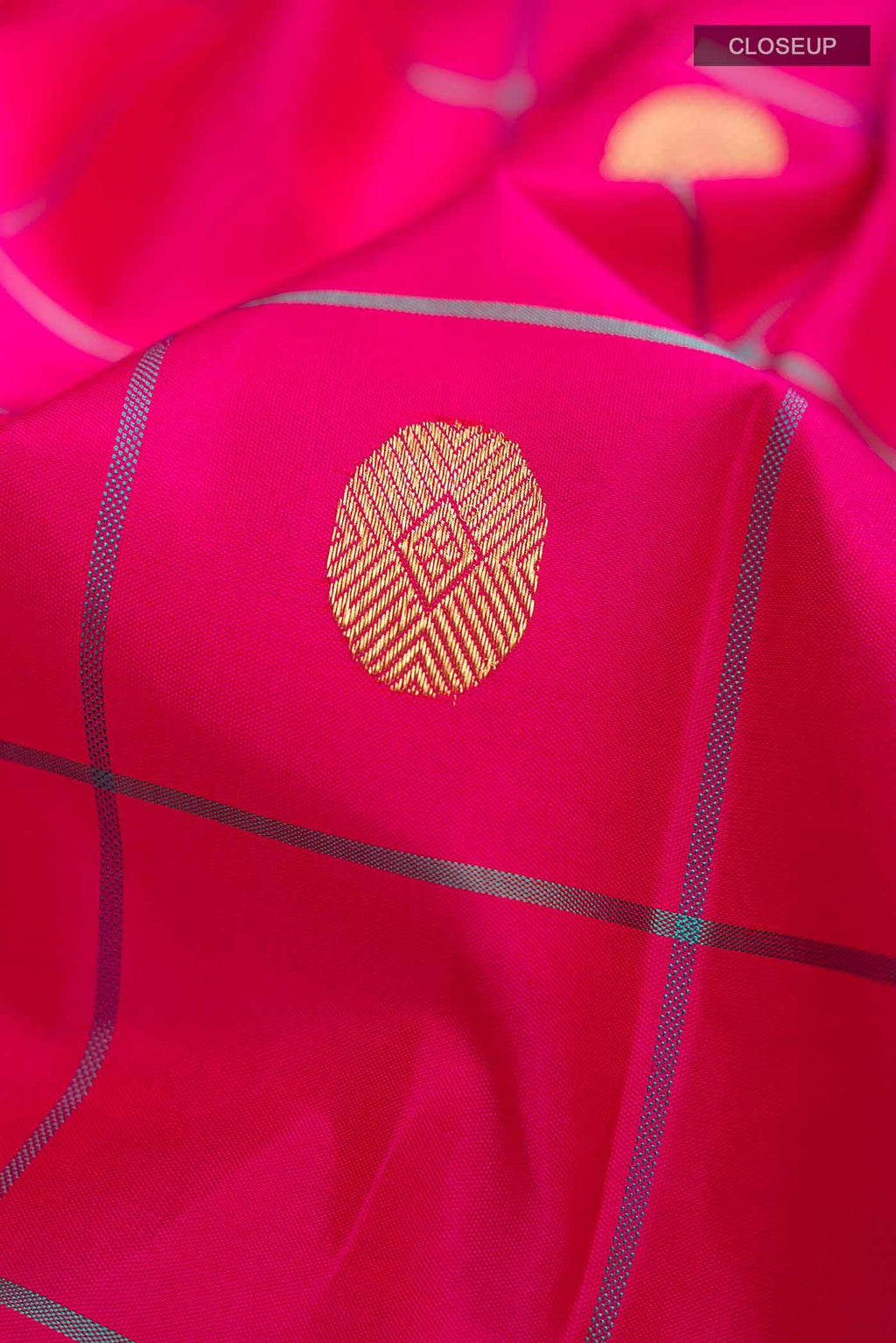 Pink Kanchipuram Silk Saree
