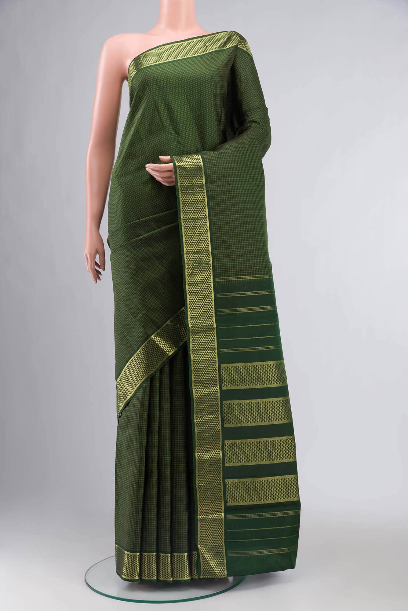 Green Kanchipuram Silk Saree