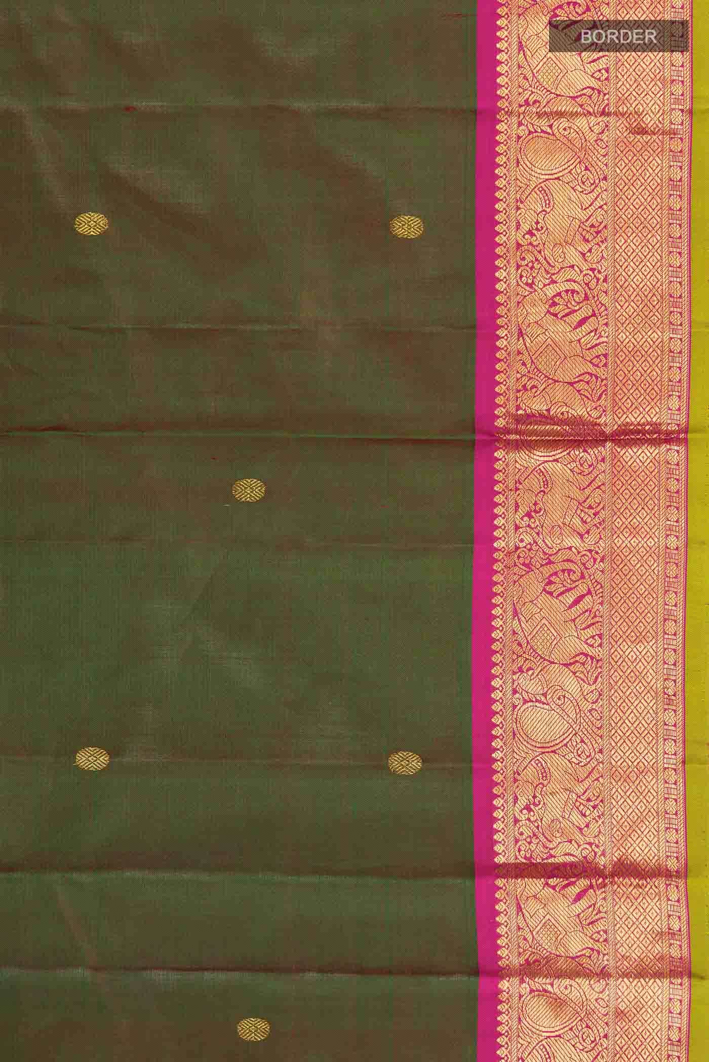 Green Kanchipuram Silk Saree