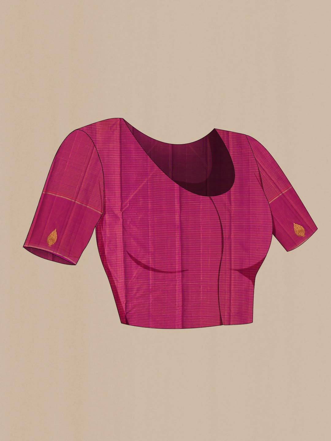 Purple Kanchipuram Silk Saree