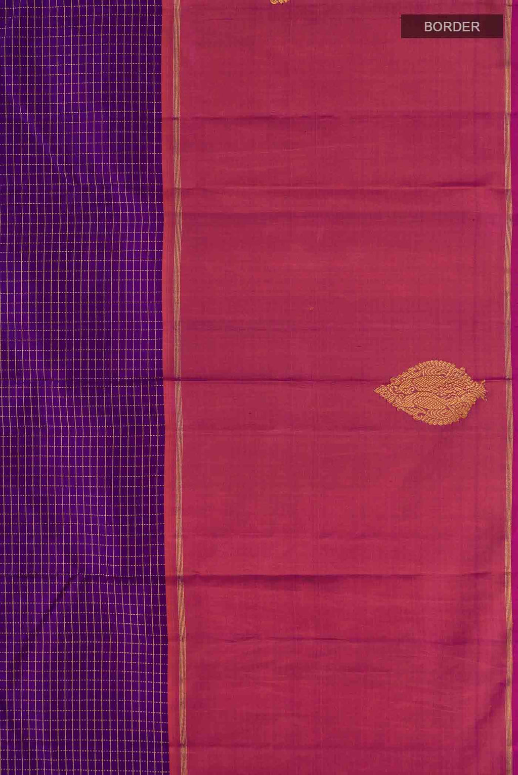 Purple Kanchipuram Silk Saree