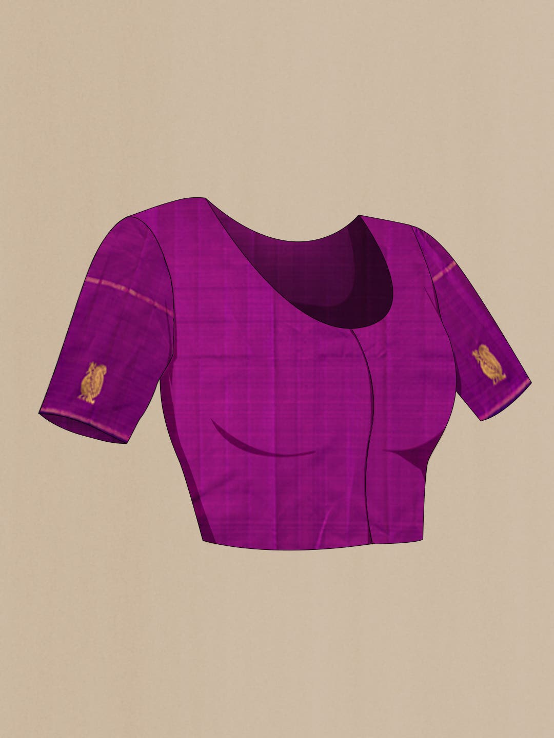 Pink Kanchipuram Silk Saree