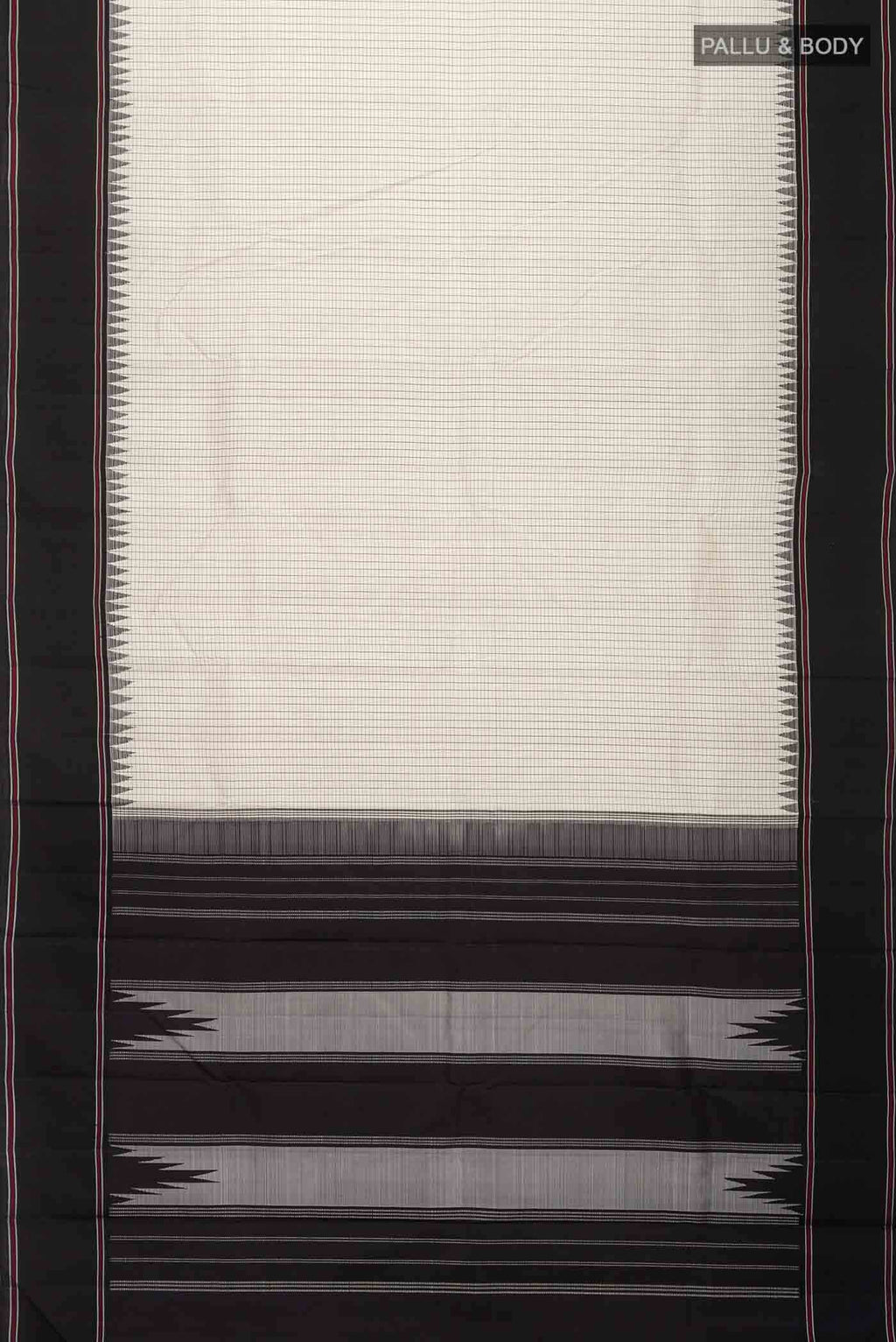 White Kanchipuram Silk Saree