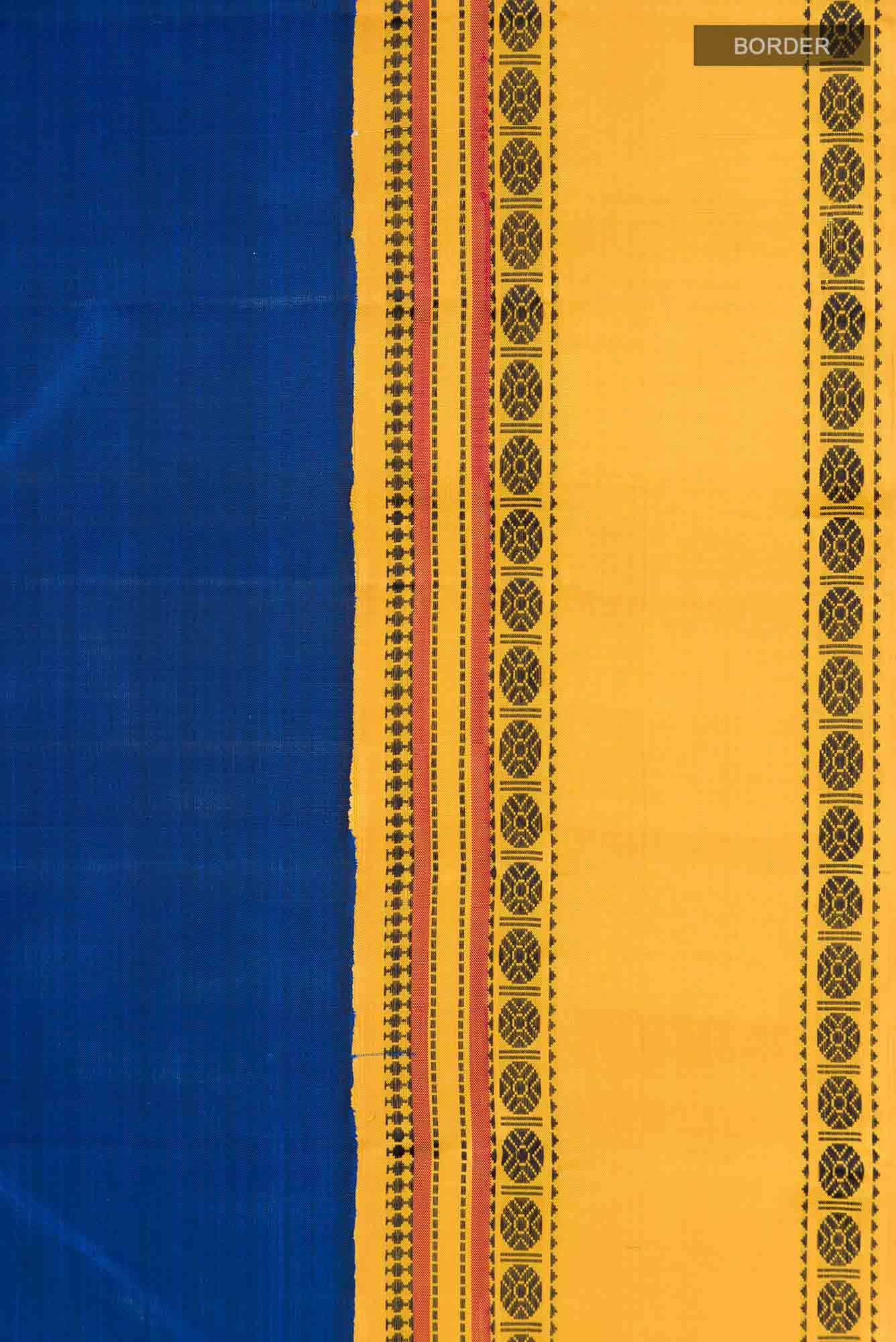 Blue Kanchipuram Silk Saree