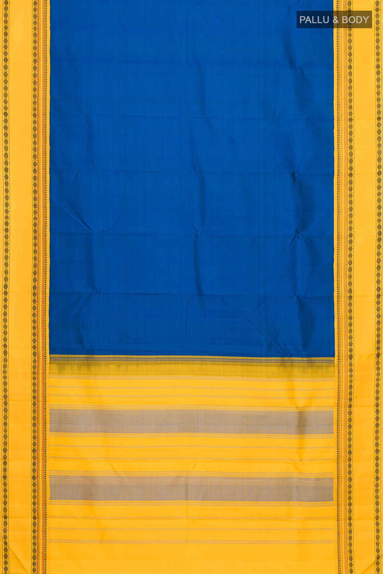 Blue Kanchipuram Silk Saree