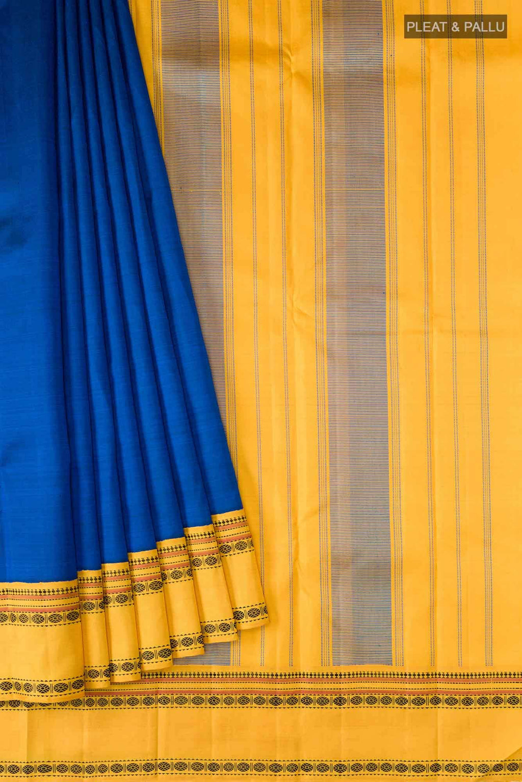 Blue Kanchipuram Silk Saree