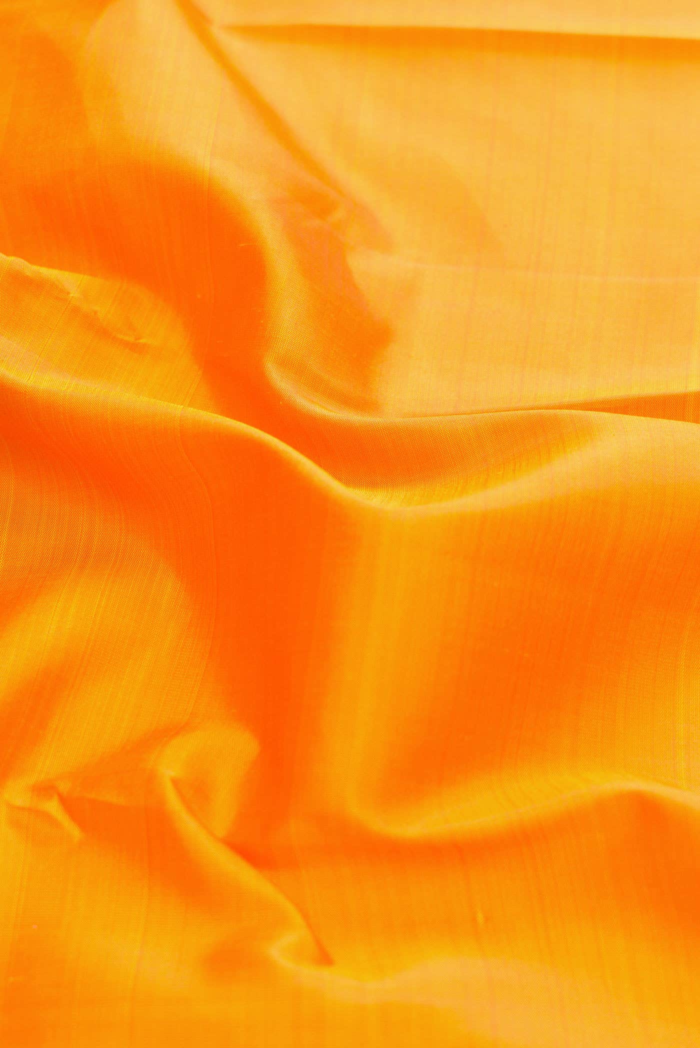 Orange Dual Tone Kanchipuram Silk Saree