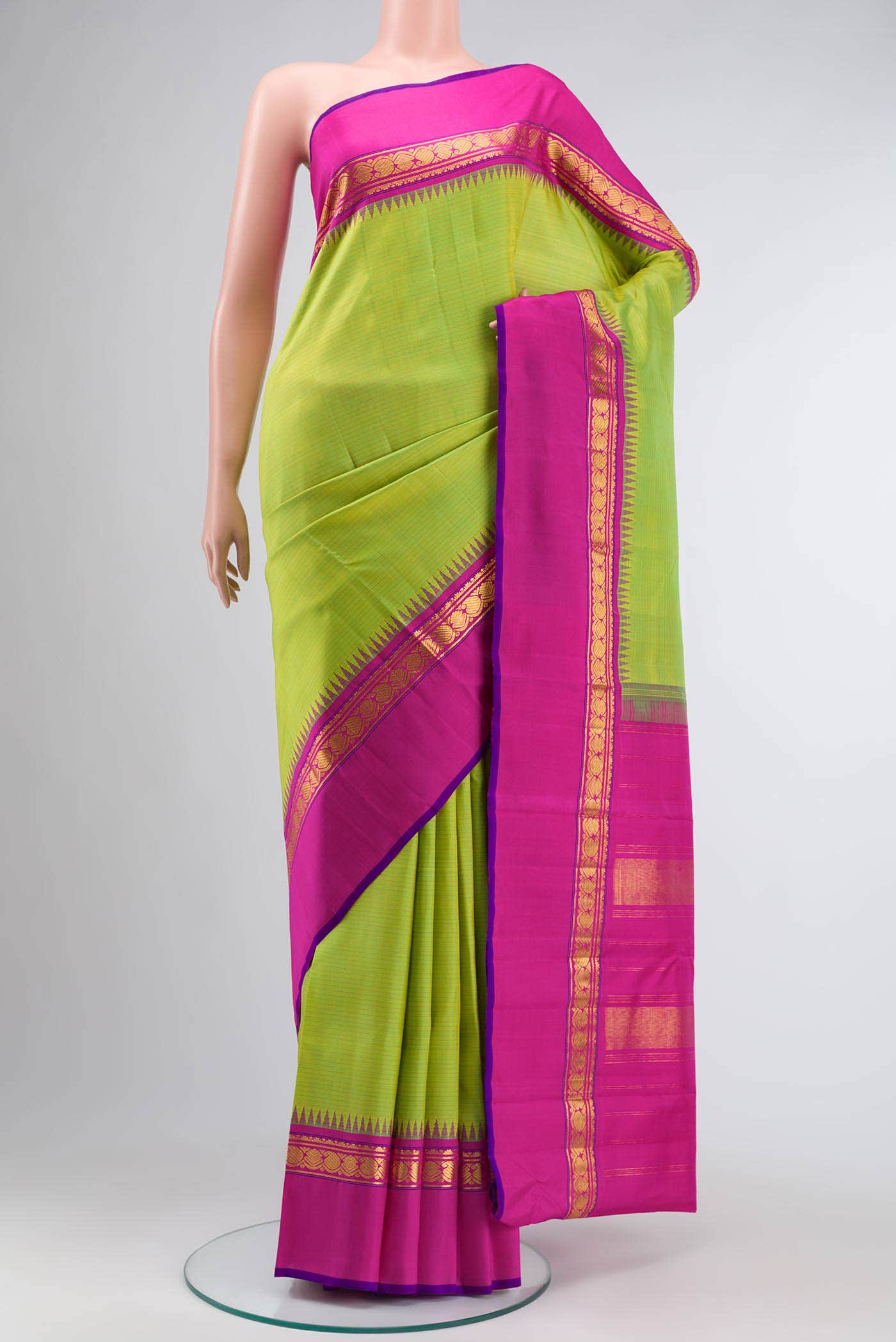 Green Kanchipuram Silk Saree