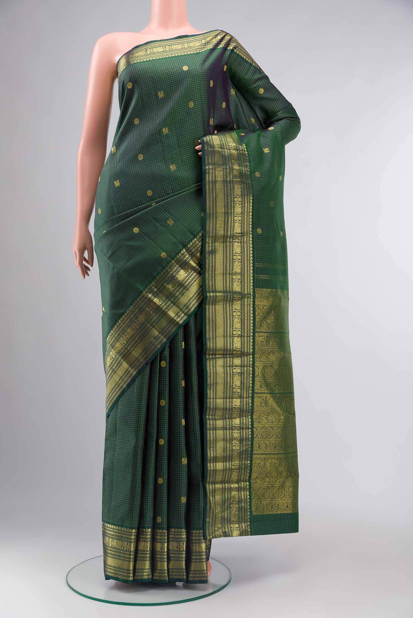 Green Kanchipuram Silk Saree